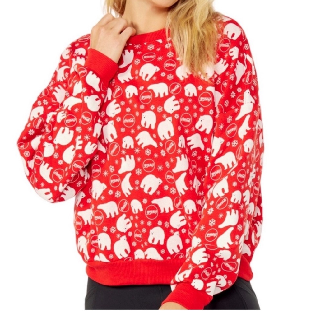 🆕 Limited Edition Wildfox x Coca-Cola® Winter Coke Fifi Sweatshirt- Size XL